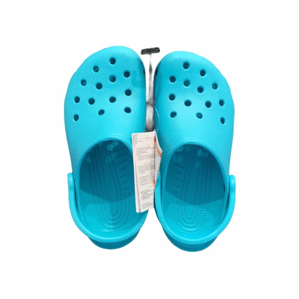 CROCS | pool blue classic style clogs